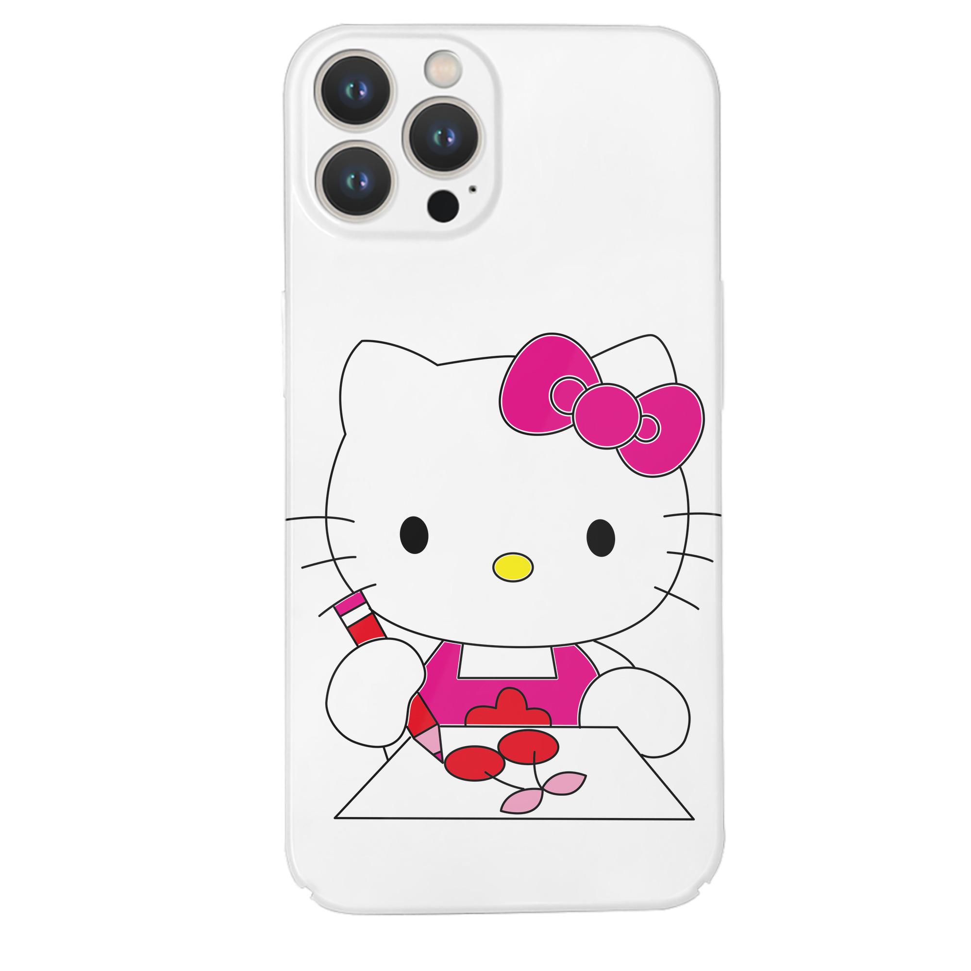 （画像用） Hello Kitty ハローキティ 【iPhone 14シリーズ対応】ハードケース